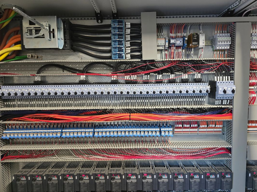Clean control wiring installed by Car Wash Protocol
